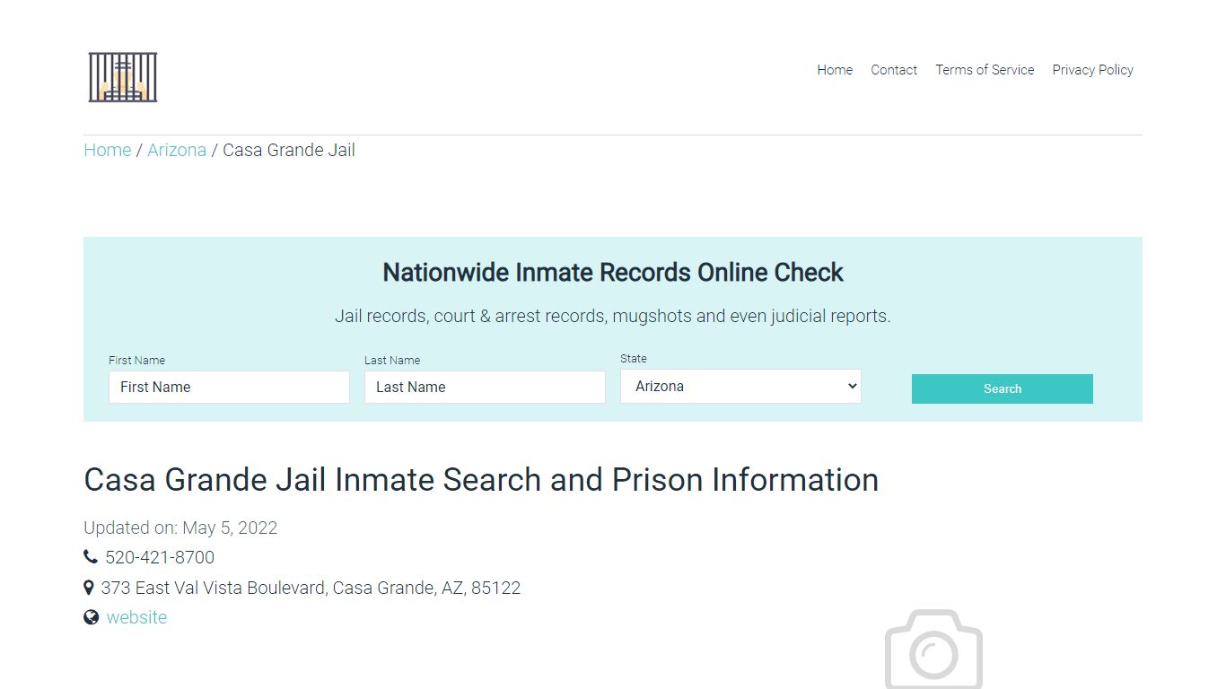 Casa Grande Jail Inmate Search, Visitation, Phone no ...